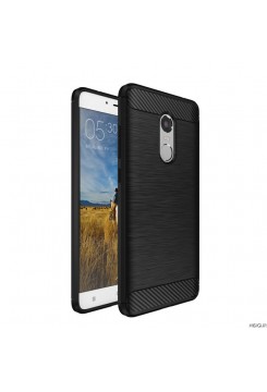 قاب و بک کاور مدل ردمی نوت فورایکس می شیامی شیائومی |Xiaomi Redmi Note 4X Carbon Fibre Brushed TPU Case Cover